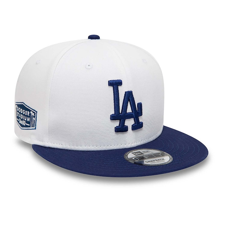 Регулируема шапка New Era MLB Los Angeles Dodgers, бяла, 55-57 CM