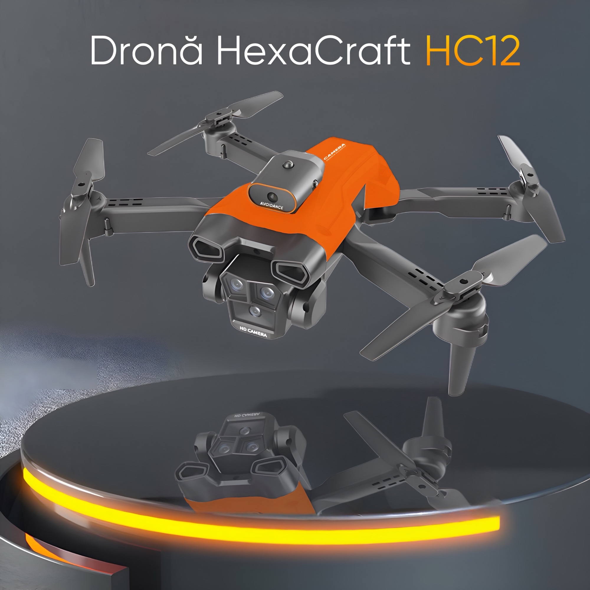 Drona HexaCraft, HC12 - Trend, 5G, Pentru Incepatori, Copii Sau Adulti ...