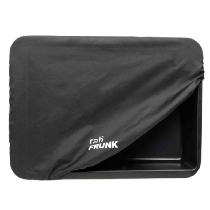 Кутия за съхранение под капака RATI, вместимост 20 литра, 44x31x13 см, с еластичен калъф, черна, за Dacia Spring 2021-