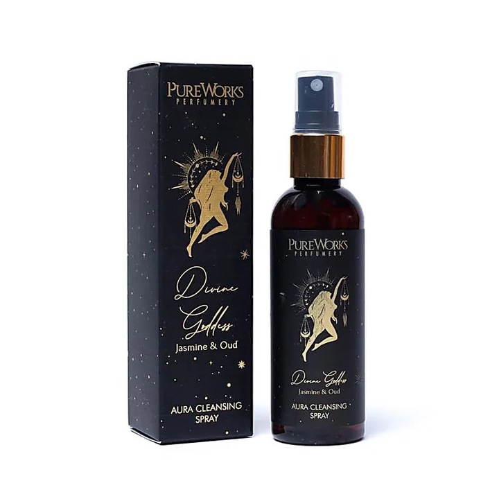 Odorizant aromaterapie pentru curatarea aurei, Aroma Iasomie & Lemn de Oud, 100 ml