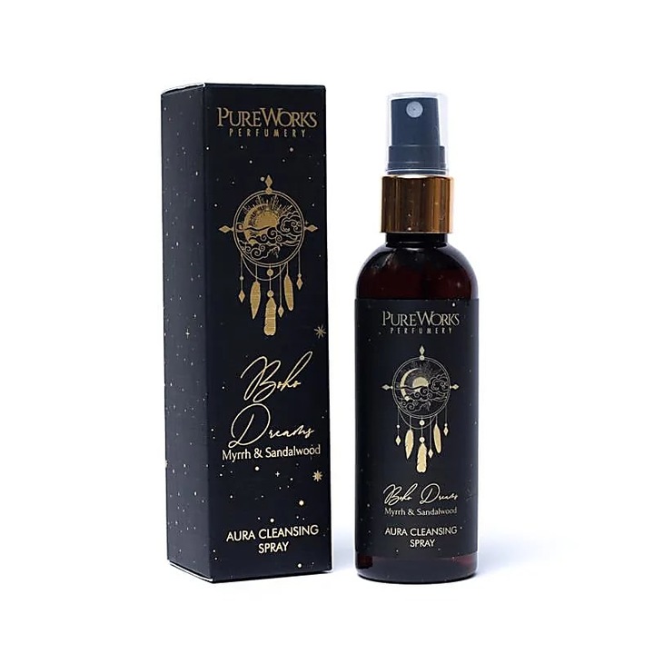 Odorizant aromaterapie pentru curatarea aurei, Aroma Smirna & Santal, 100 ml