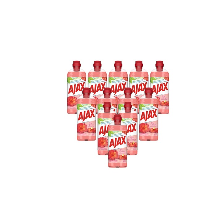Solutie de curatat universala Ajax Floral Fiesta Hibiscus 1L x 12 buc (bax)