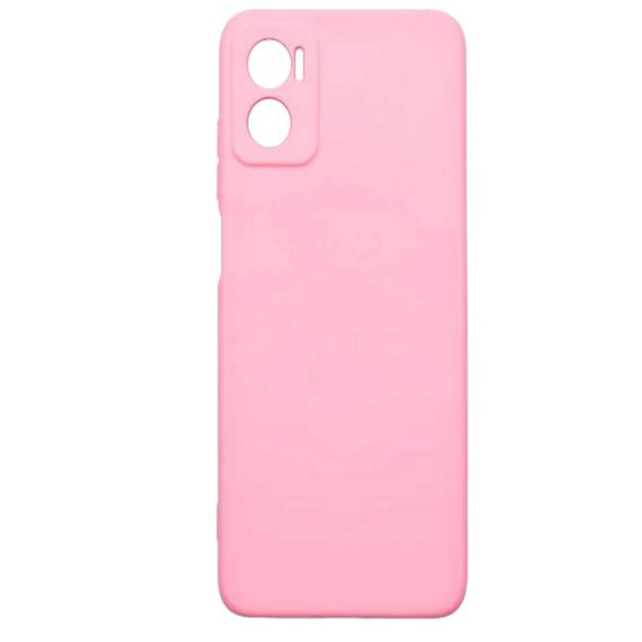 Motorola Moto E22 / E22i burkolattal kompatibilis, Mikroszálas belül, Ütésálló, Ütésálló, Kameravédelem, Megemelt élek a képernyő védelméért, Rózsaszín, Atlas