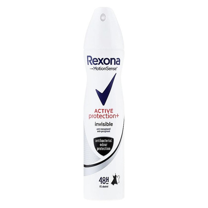 Deodorant antiperspirant spray Rexona Active Protection Invisible, 200 ml