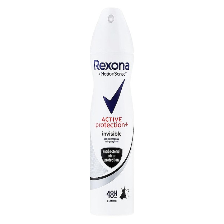 Дезодорант спрей против изпотяване Rexona Active Protection Invisible, 200 мл