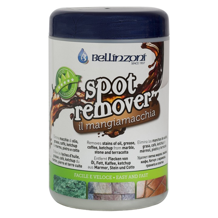 Pasta pentru indepartarea petelor de pe marmura, granit, travertin, onix, mozaic, piatra naturala Bellinzoni Spot Remover, 1 Kg