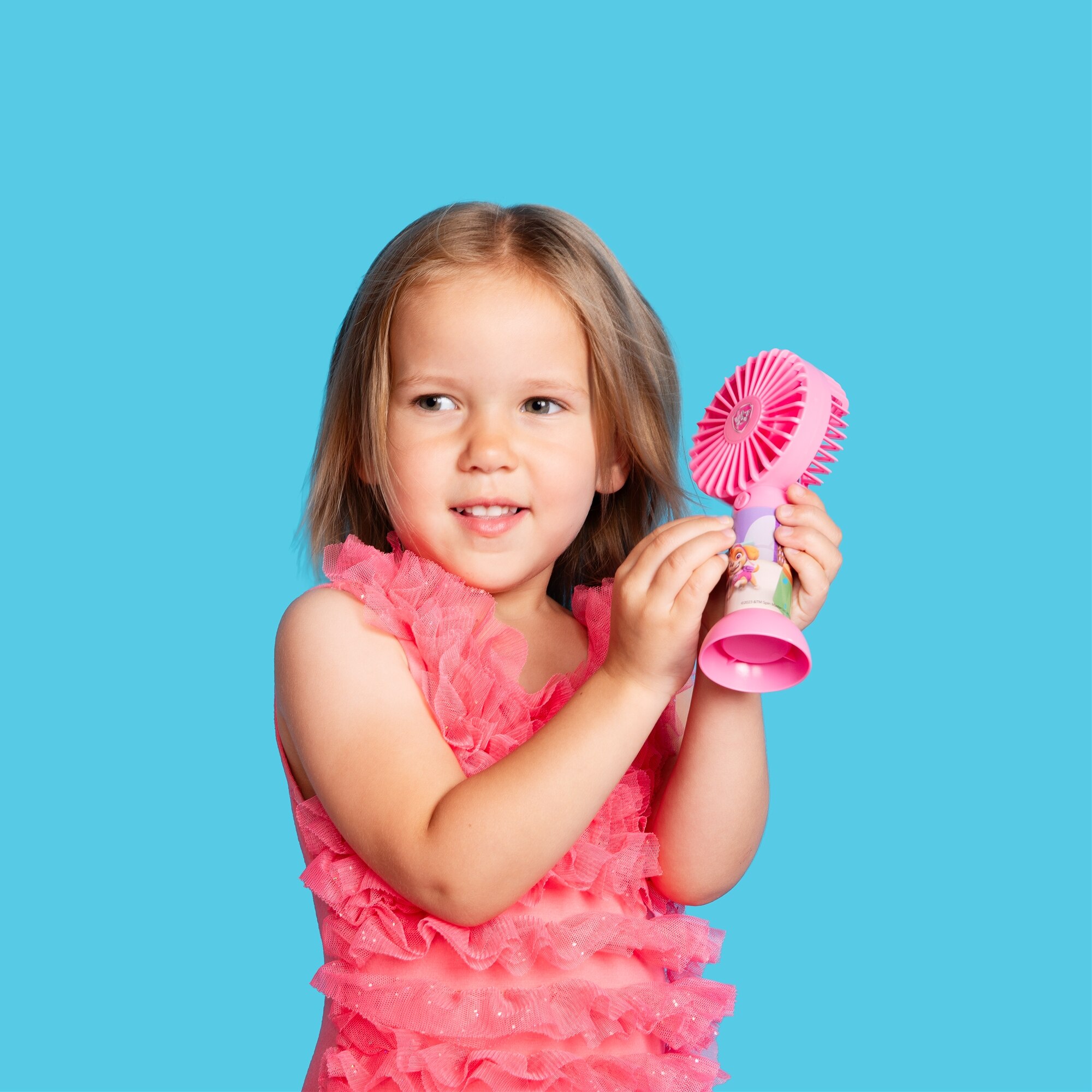Ръчно ветрило за деца Paw Patrol пластмасово розово - eMAG.bg