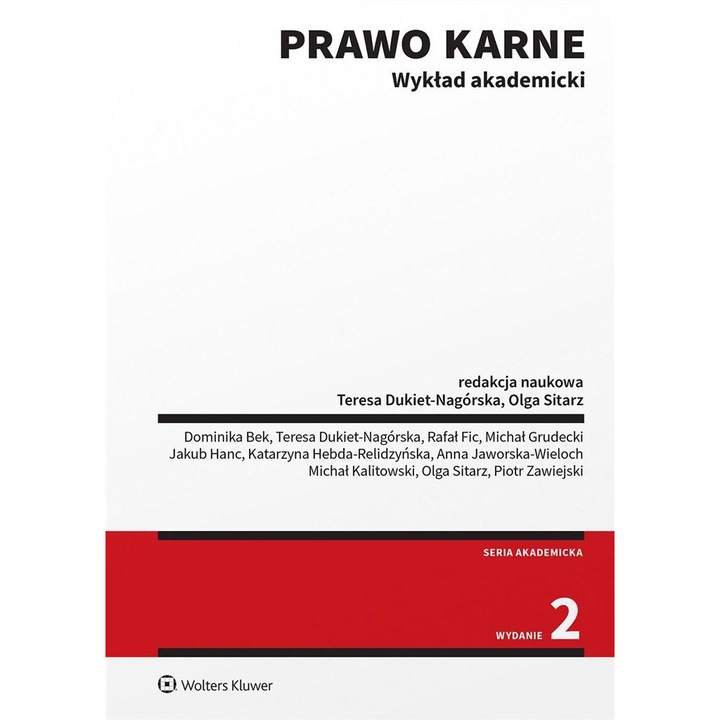 Prawo karne. Wyklad akademicki w.2, WOLTERS KLUWER, 2023
