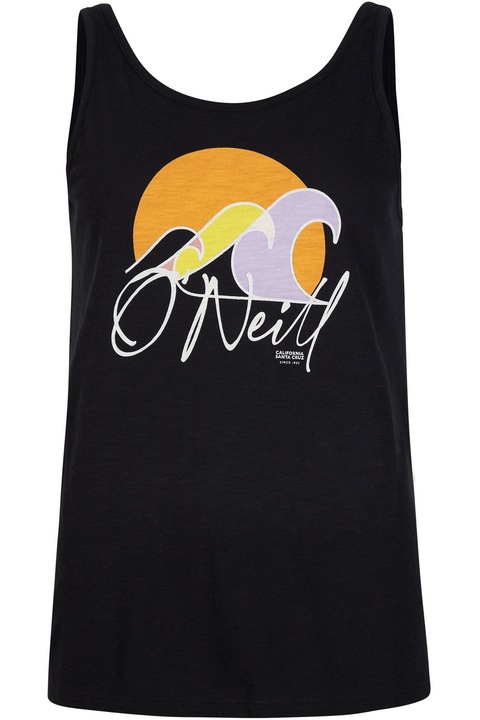 Tricou fara maneci O Neill Luana Graphic Tank Top, Negru