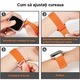 Alpine Loop CLOOPER™ каишка, спортен найлон, съвместим с Apple Watch Ultra/8/7/6/5/4/3/SE, дисплей 42/44/45/49 мм, оранжев