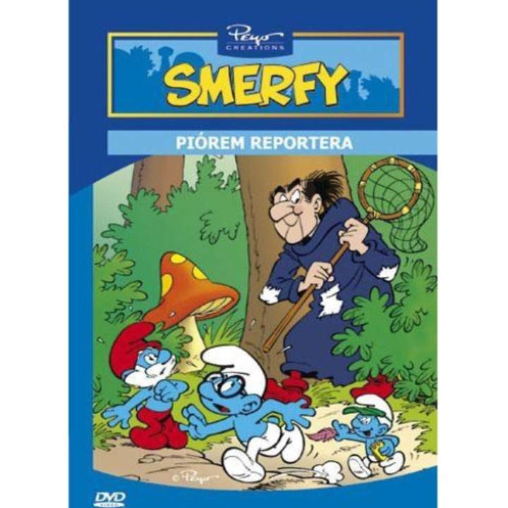 DVD pentru copii "Smerfy. Piórem reportera", Cass Film, Limba poloneza