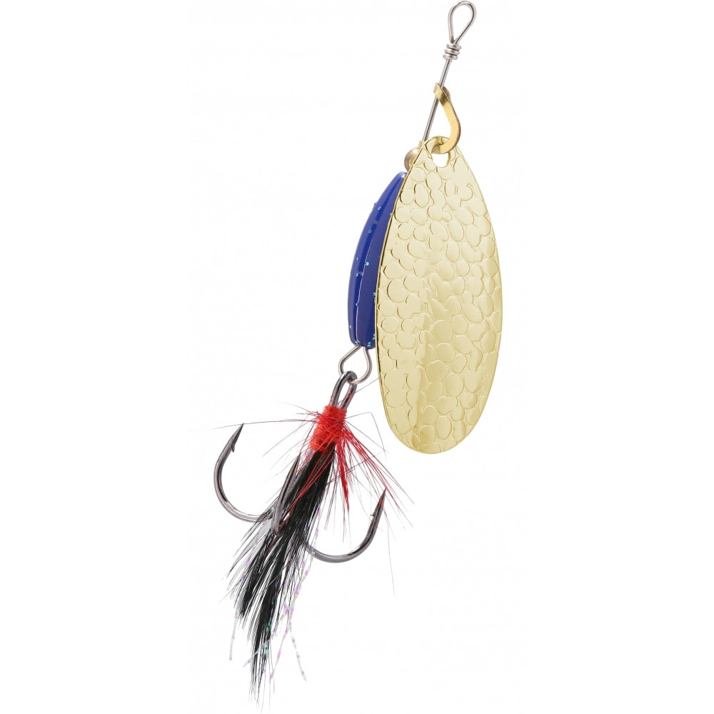 Lingurita rotativa Spinner - M-Grub Mikado Nr.3 Gold - Blue Knight