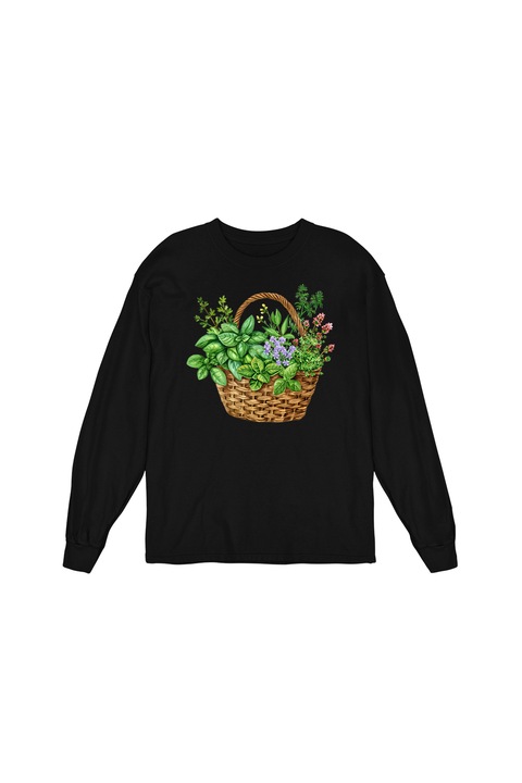 Bluza Femei Prestige-Boutique, Cosulet cu flori 2, Negru