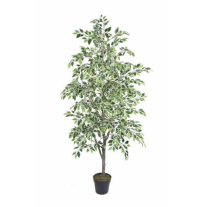 Pom artificial, copac Ficus cu aspect natural, 180 cm