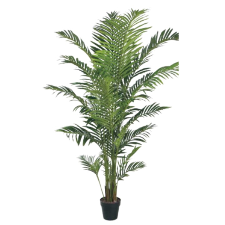 Pom artificial, copac Palmier Areca cu aspect natural, 185 cm