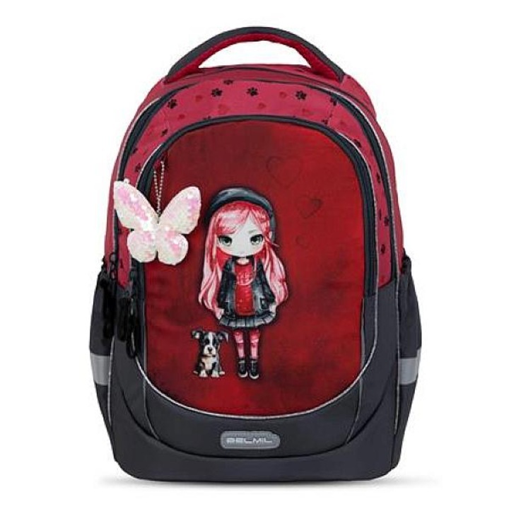 Belmil ergonomikus iskolatáska hátizsák - Ladybug Girl