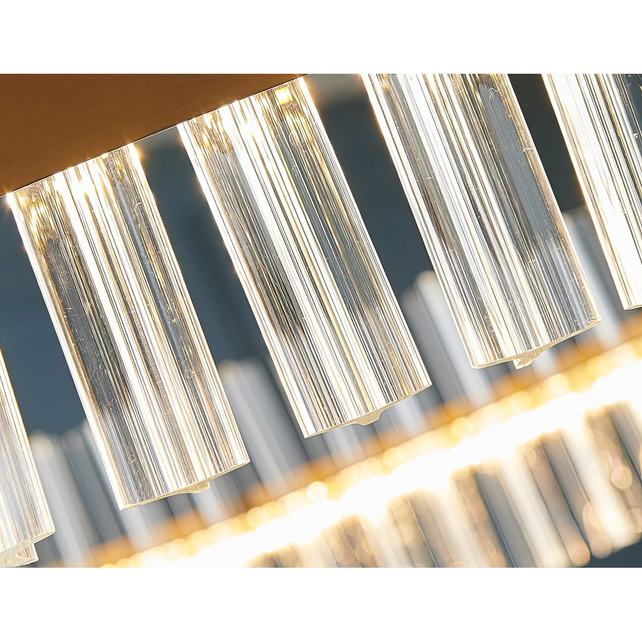 月明かり 91cm ×122cm Candelabru living, LuminiLux, Gold, 60 cm, Kristal - eMAG.ro