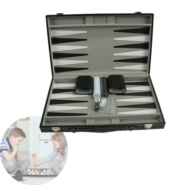 Backgammon din piele ecologica