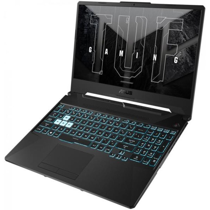 Asus Tuf Gaming F15 FULL HD laptop, Intel Core i5 11400H, 8GB, 512 GB SSD, Nvidia RTX 3050, Magyar billentyűzet, Fekete, vírusírtó, böngésző, Windows 11 pro