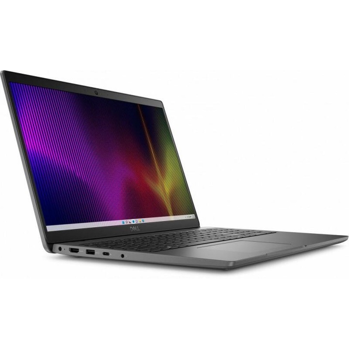 Dell Full HD laptop, Intel Core i7 1355U, 8 GB, 512 GB SSD, Intel UHD Graphics, Magyar billentyűzet, Szürke, vírusírtó, böngésző, Windows 11 pro