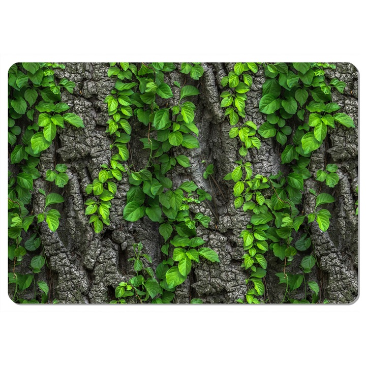 Mousepad, BERTONI, Piele ecologica, 50x70cm, Verde/Gri