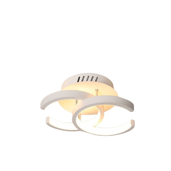 Lustra Colys LuminiLux, Alb, 22x16 cm, Metal+Acril, LED