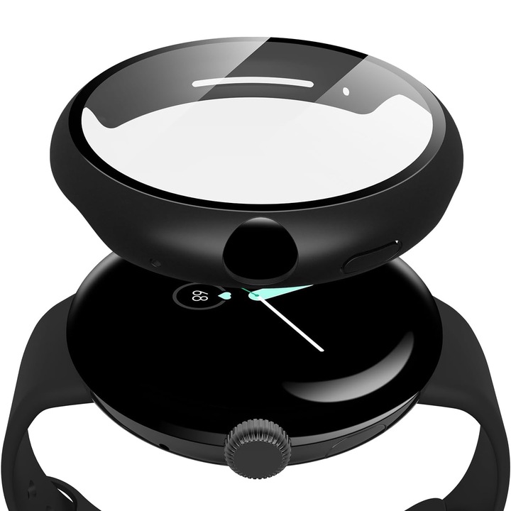 Set 2 carcase Smartwatch, Pentry Google Pixel Watch 2 (2023) / Pixel Watch, 41 mm, Negru