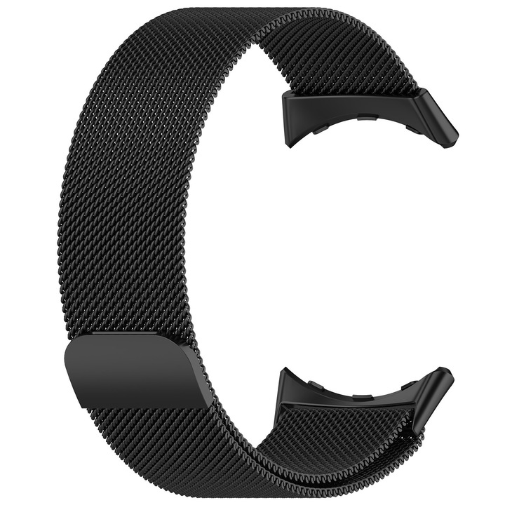 Метална каишка за смарт часовник, за каишка Pixel Watch/Pixel Watch 2, черна