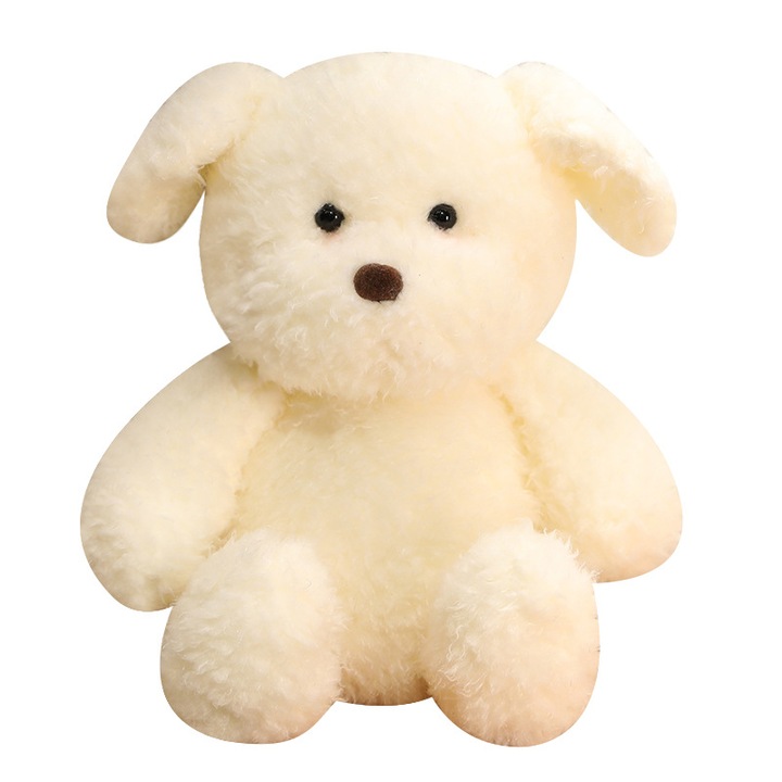 Papusa de plus, 30 cm, Alb