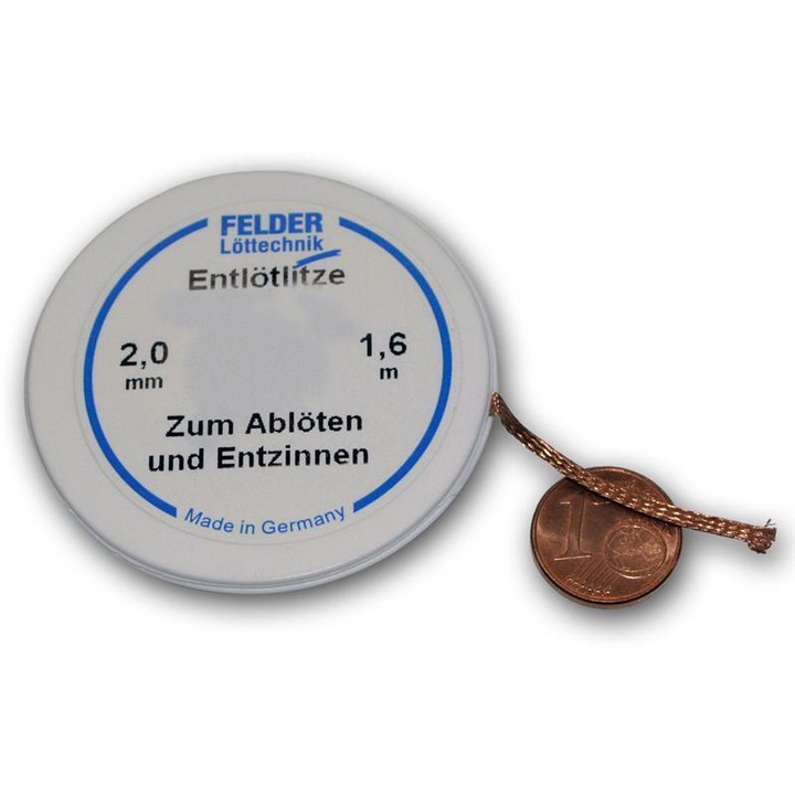 Tresa absorbanta din cupru, 2, 0mm, 1, 6m