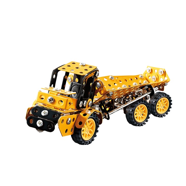 Set metalic de asamblare camion 3D, 221 de piese
