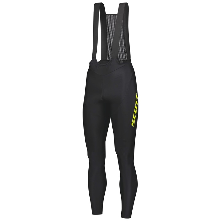 Pantaloni sport barbati, Scott, Poliester, Negru/Galben, Negru/Galben