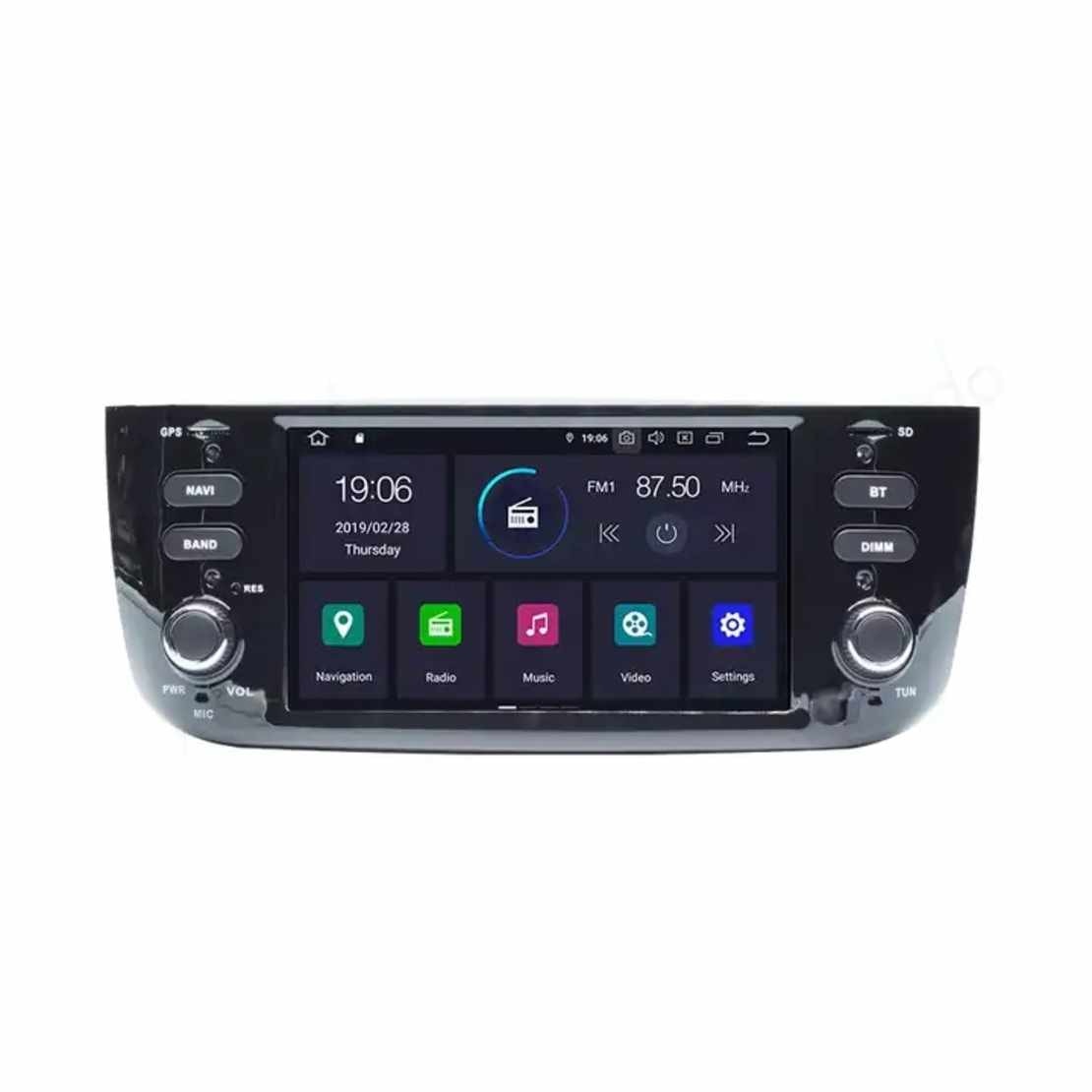 Autoradio Android 13 2+64GB Pour Fiat Punto 2010-2016 Linea 2012-2015 - Écran 6.2" Carplay Sans Fil