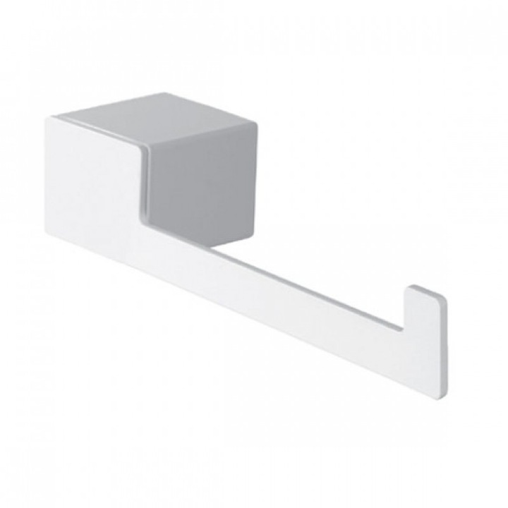 Kapitan Neo WC-papír tartó, Egyes, Rozsdamentes acél AISI 304, Matt fehér