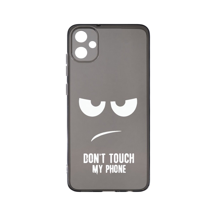 Силиконов калъф BestCase за Honor 100, Don’t Touch My Phone, Camera Protection, Grafit Silicon 1.5MM, GT 90