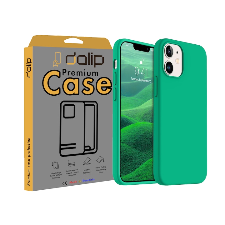 Tok iPhone 7 / iPhone 8 / iPhone SE 2020 telefonokhoz, Dalip Silicon HQ Flex Armor, Pistachio Green