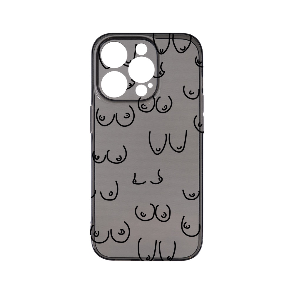 Силиконов калъф BestCase за Apple iPhone 14 Pro Max, Boobs Pattern, Camera  Protection, Grafit Silicon 1.5MM, GT 1060 - eMAG.bg