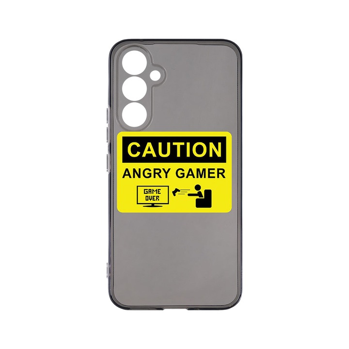 Husa BestCase® Grafit Silicon 1.5MM, Compatibila Cu Samsung Galaxy S23 FE, Angry Gamer, Antisoc, Anti-Galben, Rezistenta la uzura, Protectie Camera, GT 673