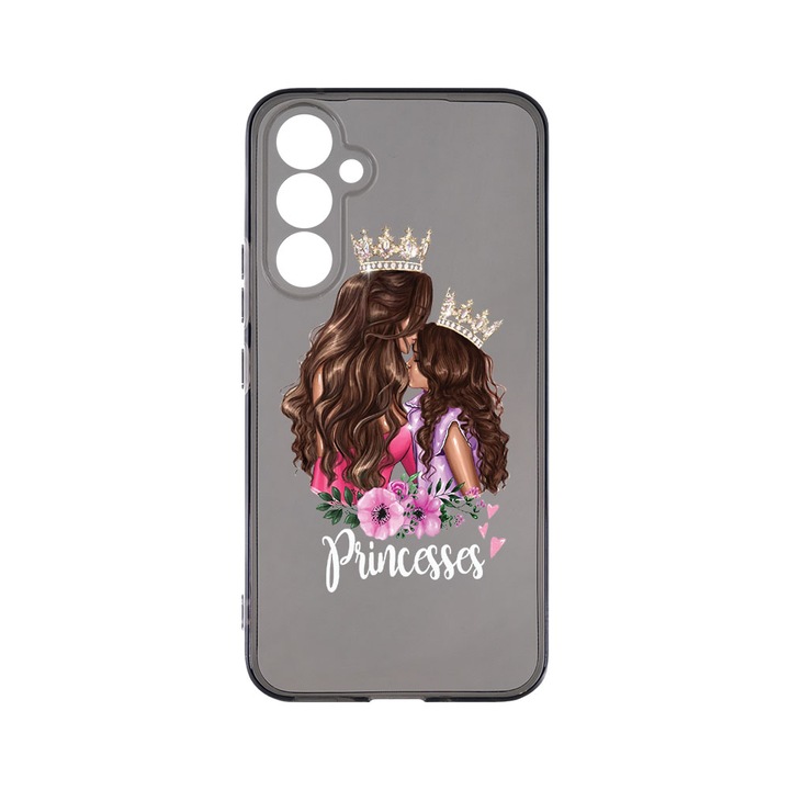 Husa BestCase® Grafit Silicon 1.5MM, Compatibila Cu Samsung Galaxy S23 FE, Princesses Gril Mom, Antisoc, Anti-Galben, Rezistenta la uzura, Protectie Camera, GT 552