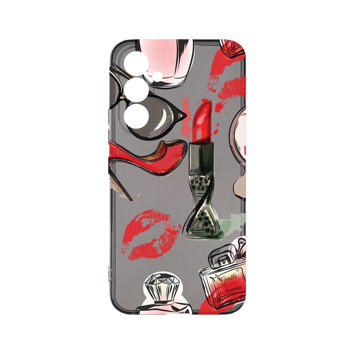 Husa BestCase® Grafit Silicon 1.5MM, Compatibila Cu Samsung Galaxy S23 FE, Fashion, Antisoc, Anti-Galben, Rezistenta la uzura, Protectie Camera, GT 54