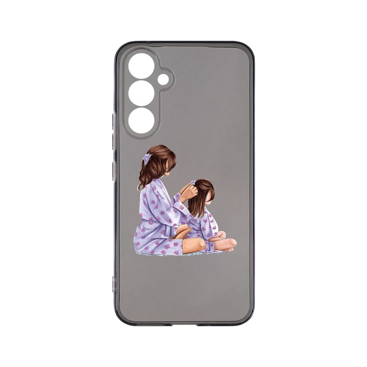 Husa BestCase® Grafit Silicon 1.5MM, Compatibila Cu Samsung Galaxy S23 FE, Princesses Gril Mom, Antisoc, Anti-Galben, Rezistenta la uzura, Protectie Camera, GT 553