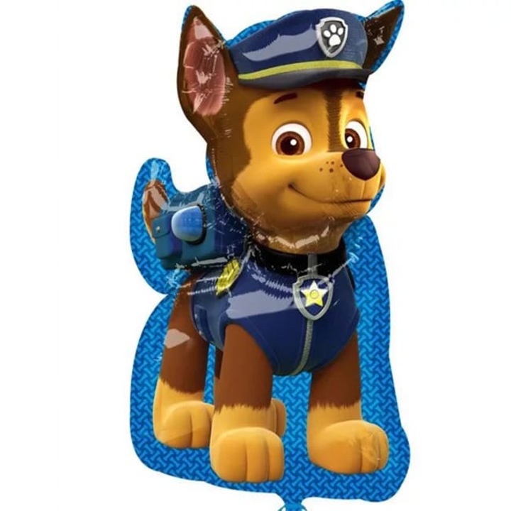 Chase Paw Patrol fólia lufi, 40x71 cm