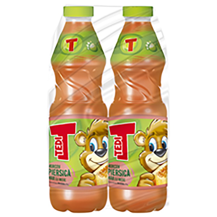 Suc Morcov Piersica, 2 x 0.9 L, Tedi Go