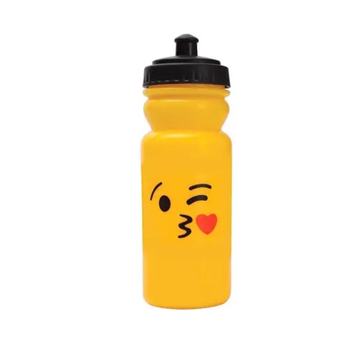 Sticla de apa, Bergner, 600 ml, Portocaliu