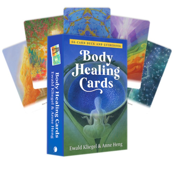 Pachet Body Healing Cards, Schiffer Publishing, 56 de carti, Ezoterism, 13x19.1cm, 2005
