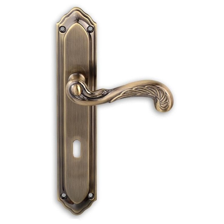 Set manere usa interior, stilo bronz antichizat, Kuchinox KCR 411A