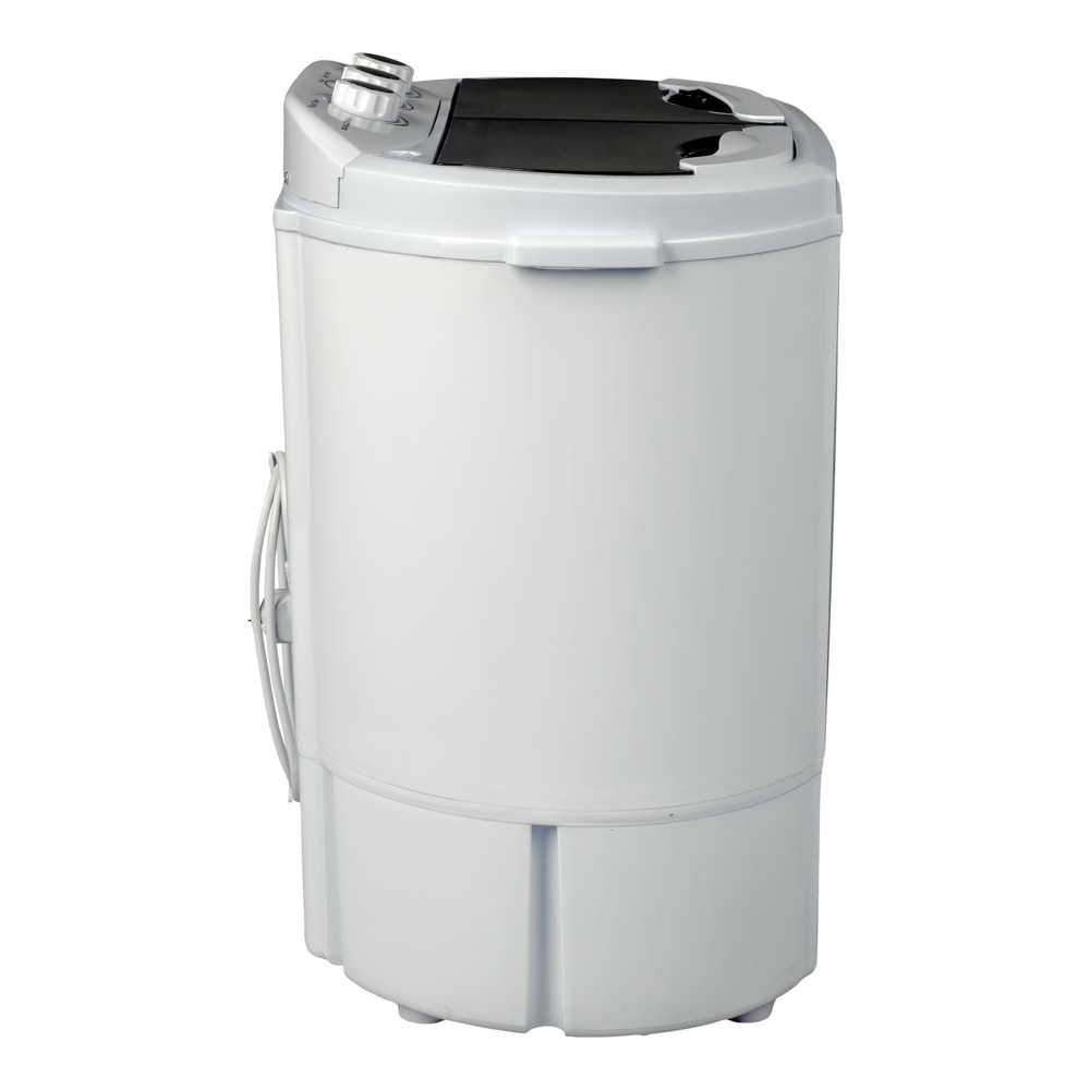 Masina de spalat rufe Salora, capacitate 3.6 kg, semiautomata, incarcare verticala, ideala pentru spatii mici/camin/rulota/camping,1300 rpm, consum redus, compacta, usor de utilizat, alb