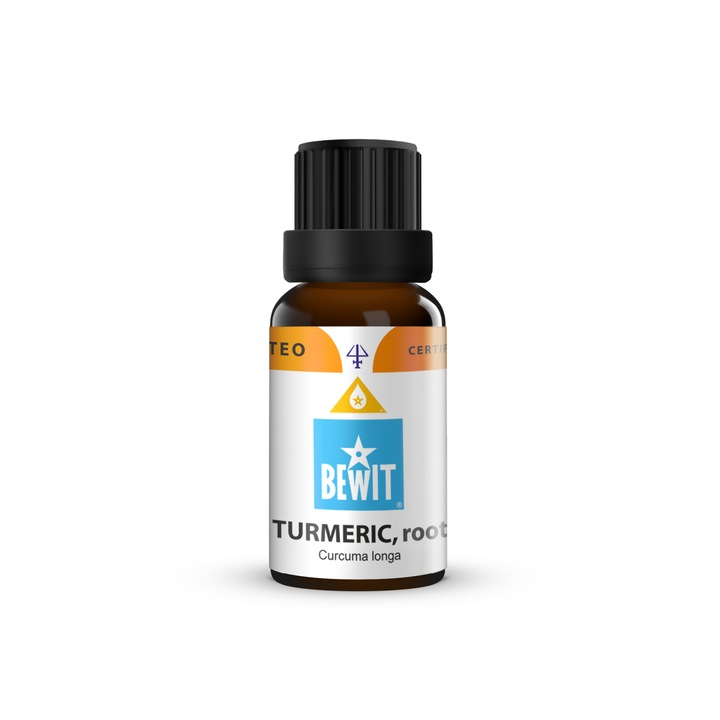 Чисто етерично масло от корен на куркума 15 ml, CTEO тестван