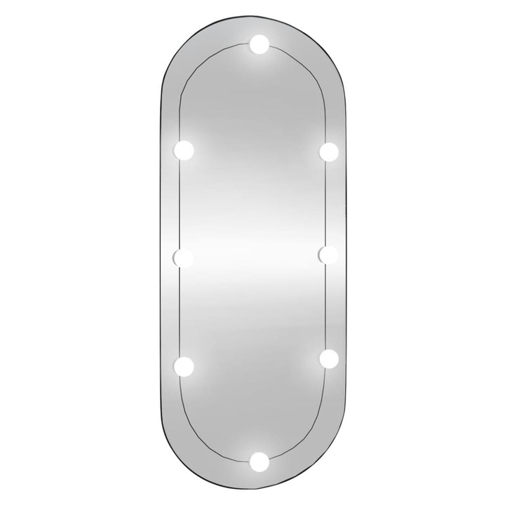 Стенно огледало Zakito Europe с LED осветление топло и студено 40х90см