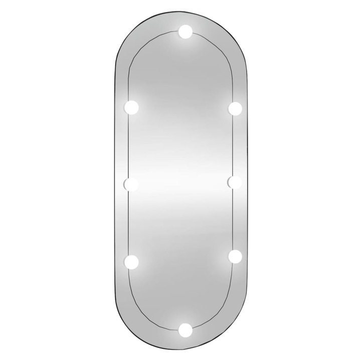 VidaXL LED fali tükör, 45x100 cm ovális üveg 3,61 kg